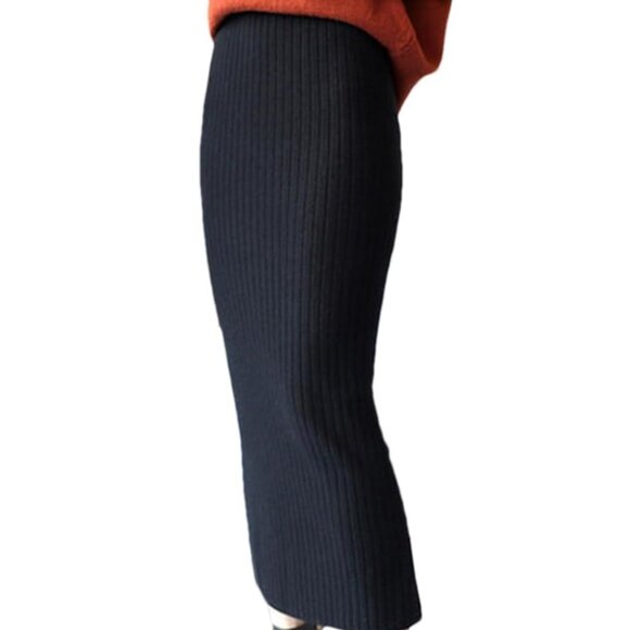 F21 Ribbed Pencil Skirt - Picture 2 of 7